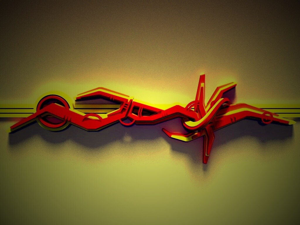 3D Граффити обои