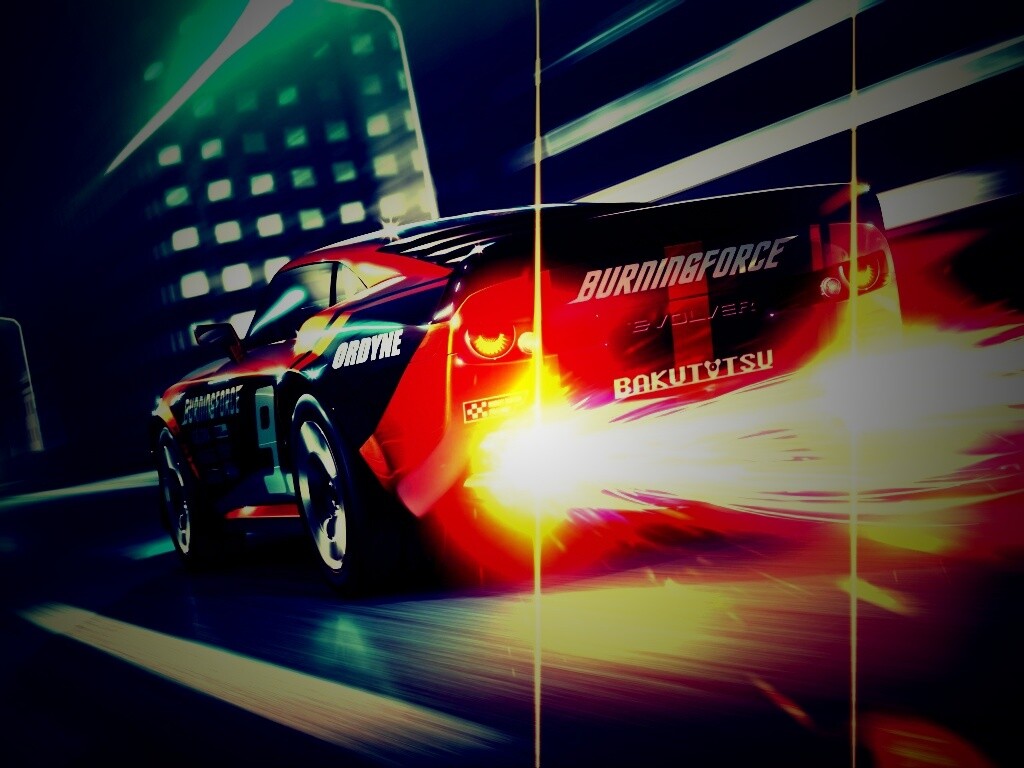 Ночное нитро обои