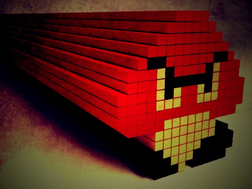 Злой гриб из марио обои