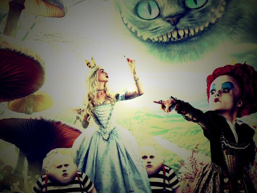 Персонажи из "Алиса в стране Чудес" обои