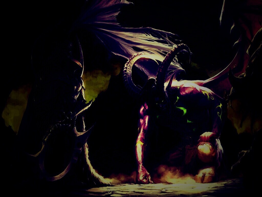 Иллидан из War Craft обои