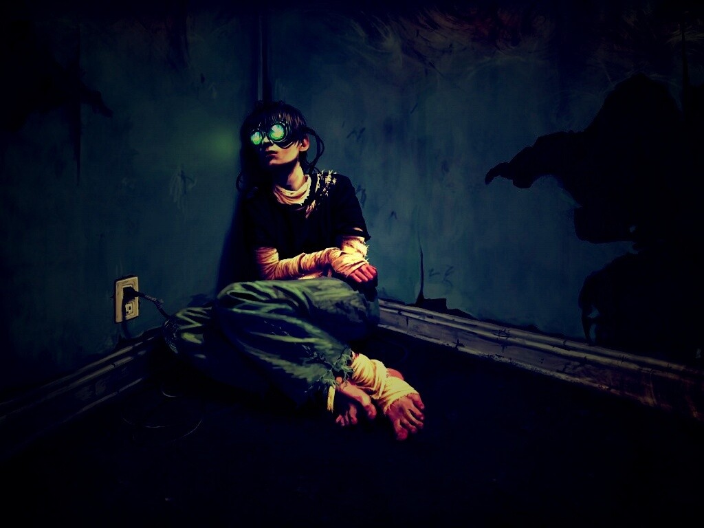 Потерянный в виртуальном мире обои