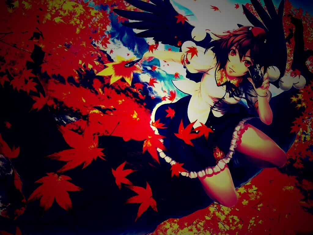 Девушка с фотоаппаратом обои