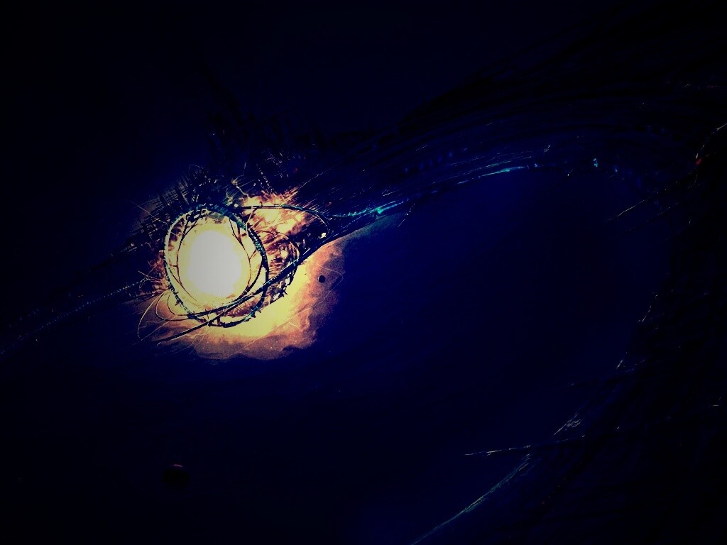 Зловещая космическая станция обои