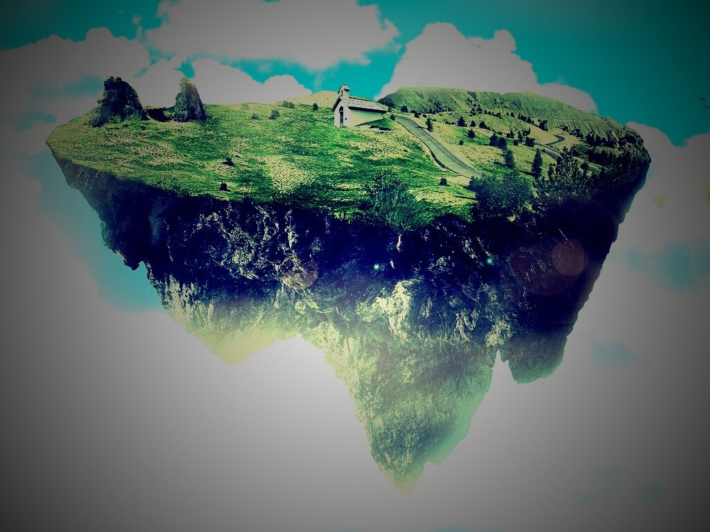 Летающий острв обои