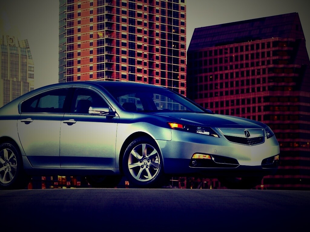 Acura  в городе обои