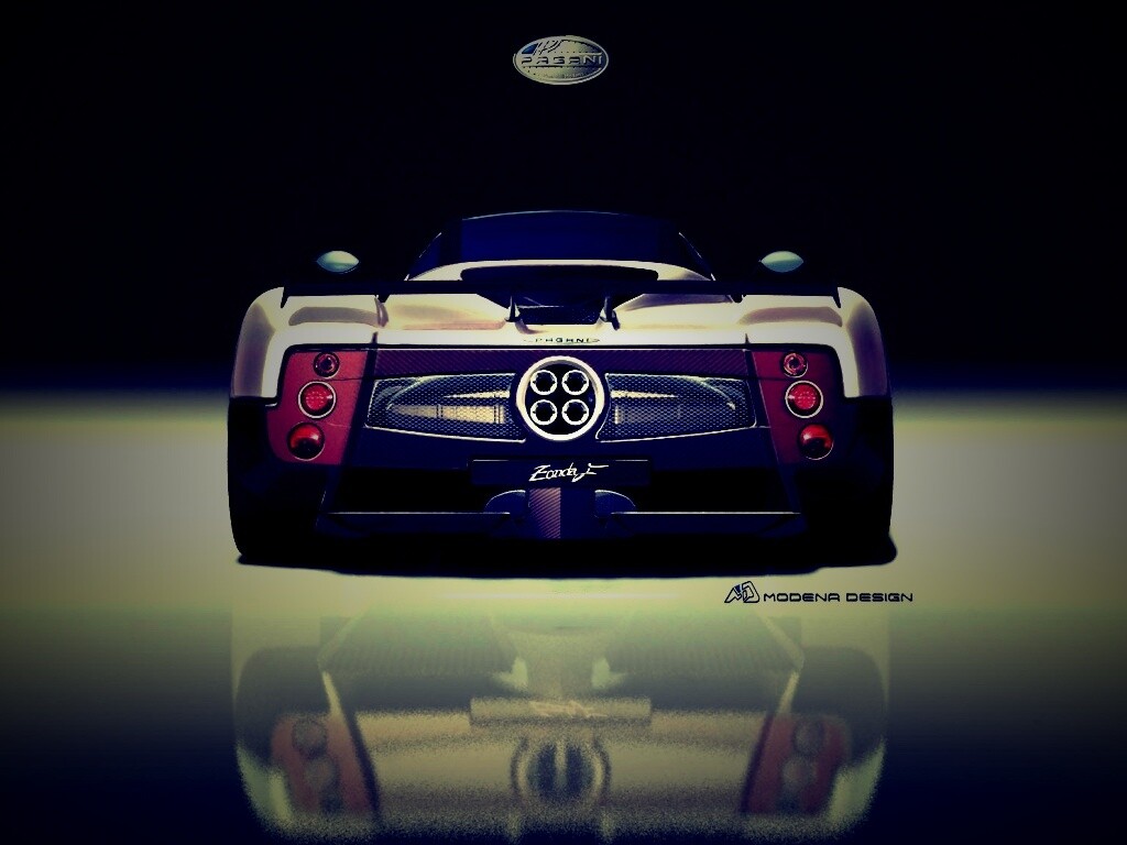 Pagani Zonda рендер обои