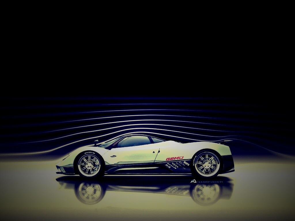 Аэродинамика Pagani Zonda обои