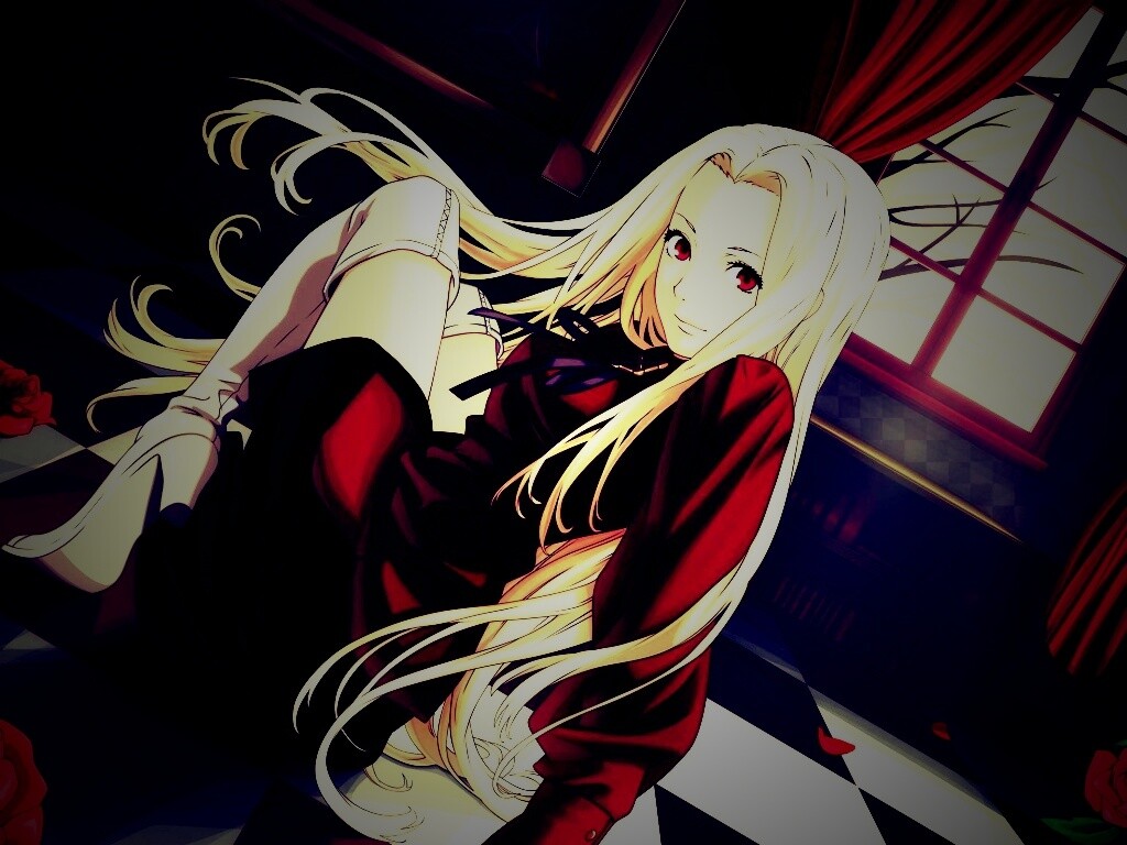 Блондинка в белых сапогах обои