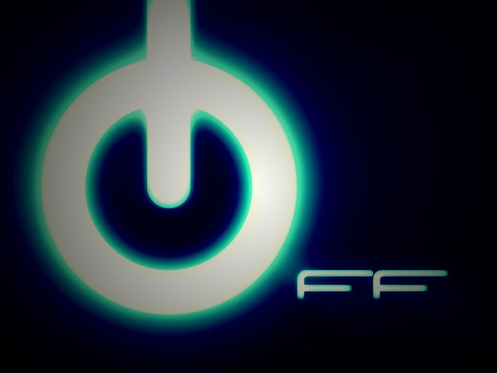 Выключение - Off обои
