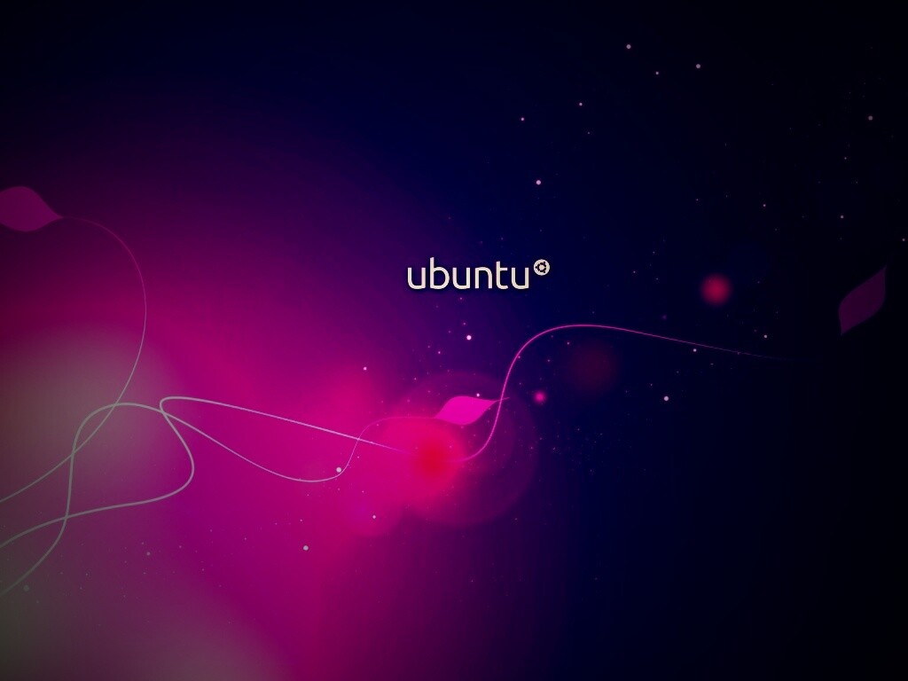 Сиреневые обои Ubuntu обои