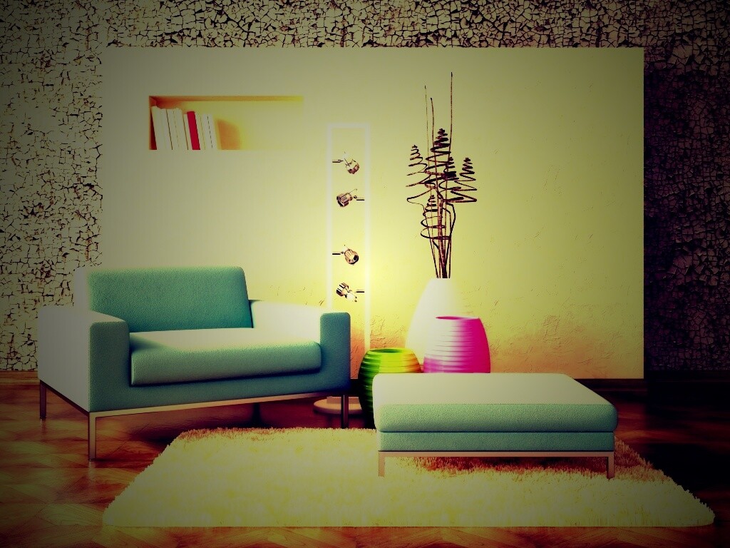 Стильный декор обои