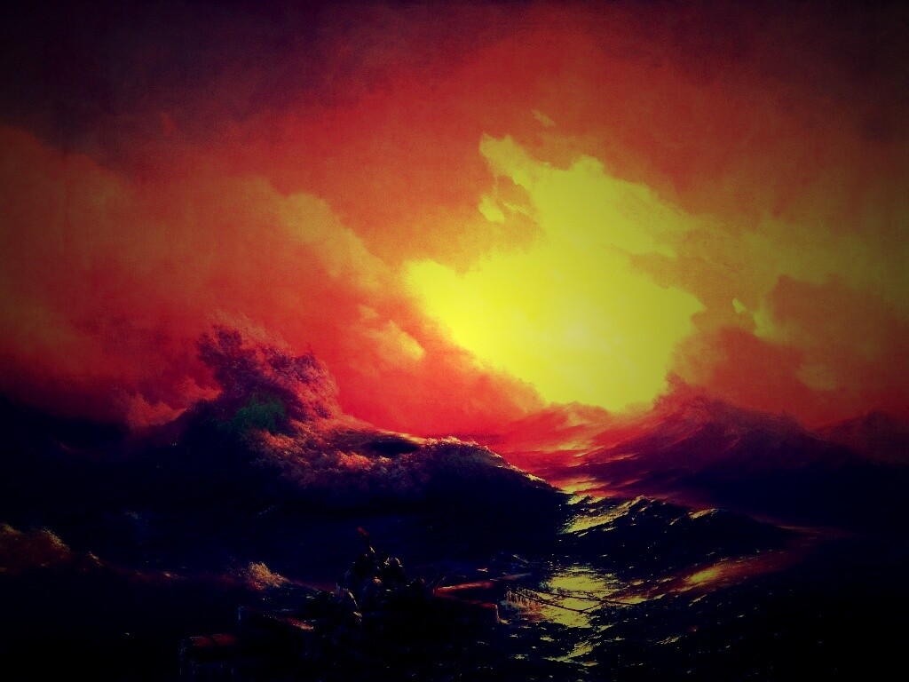 Айвазовский: Девятый вал обои