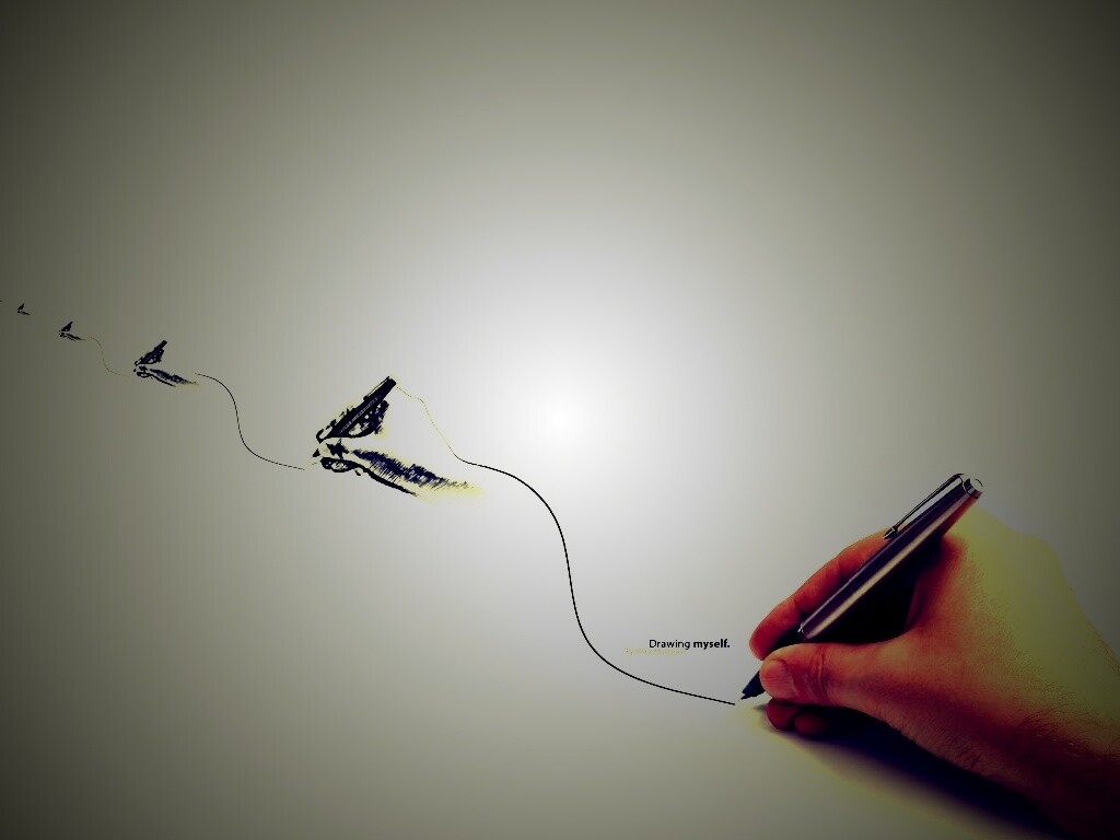 Рисунок - рекурсия обои