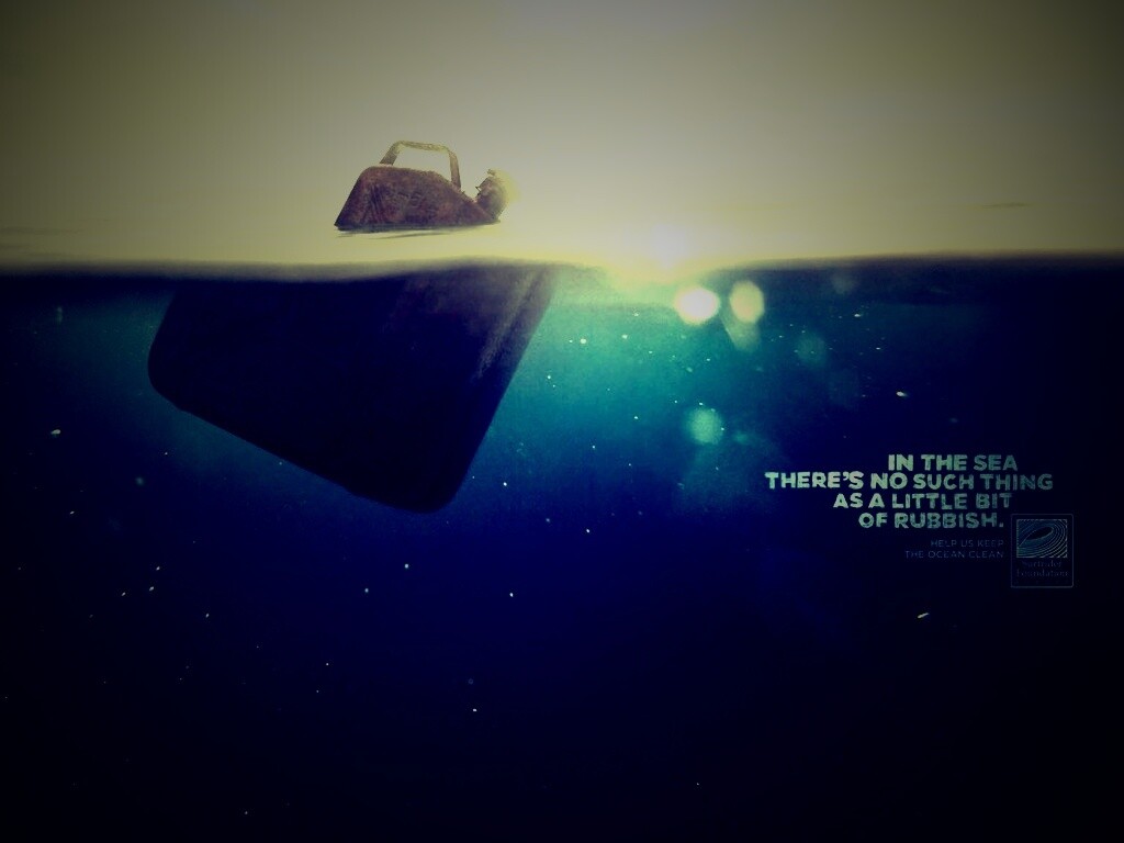 Не бывает "немного" мусора обои