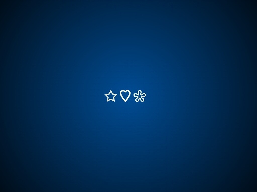 Фигуры на синем фоне обои