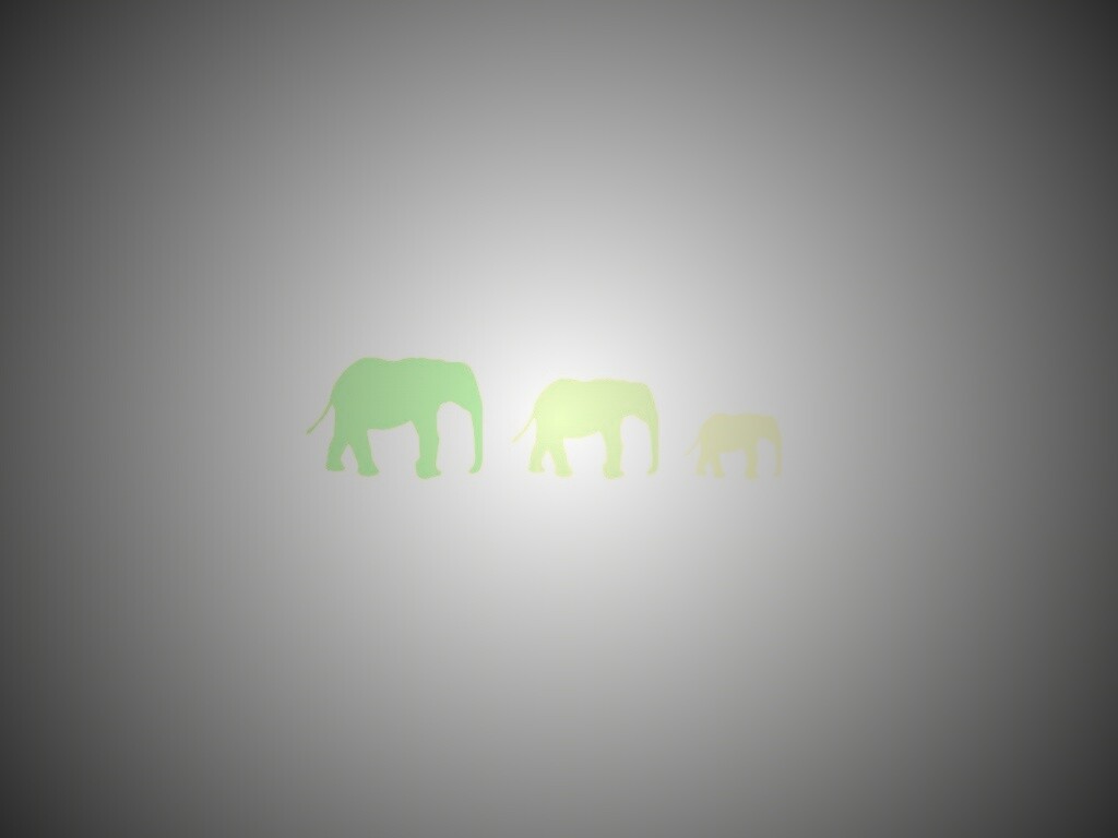 Вереница слонов обои