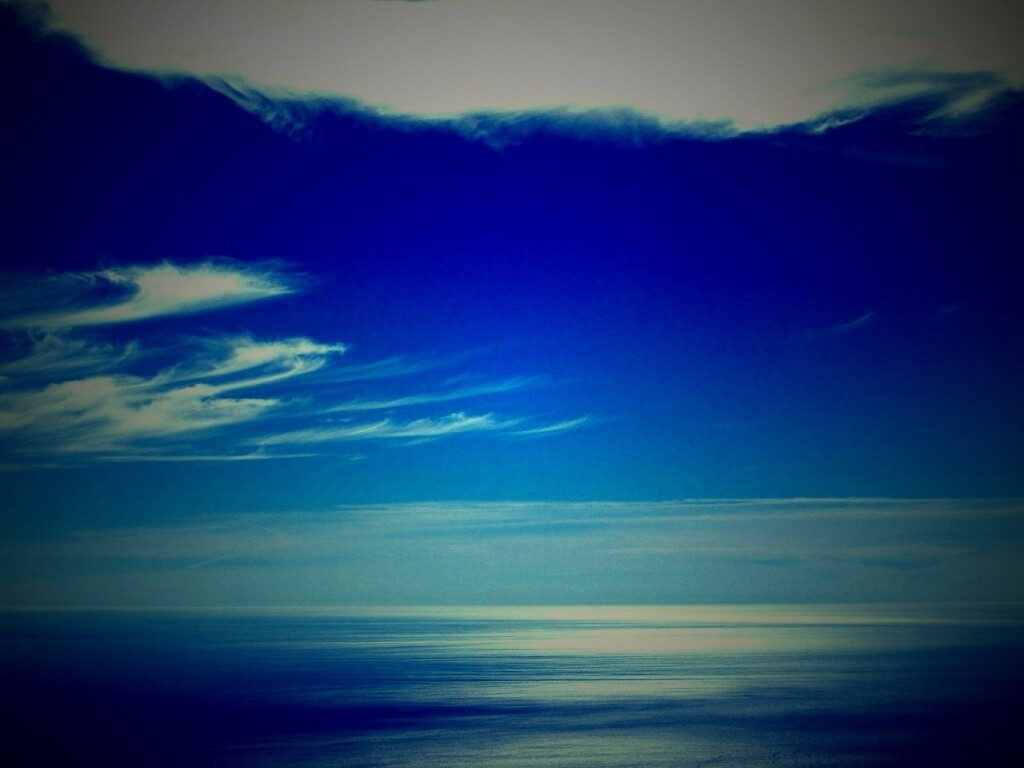 Чистый морской горизонт обои