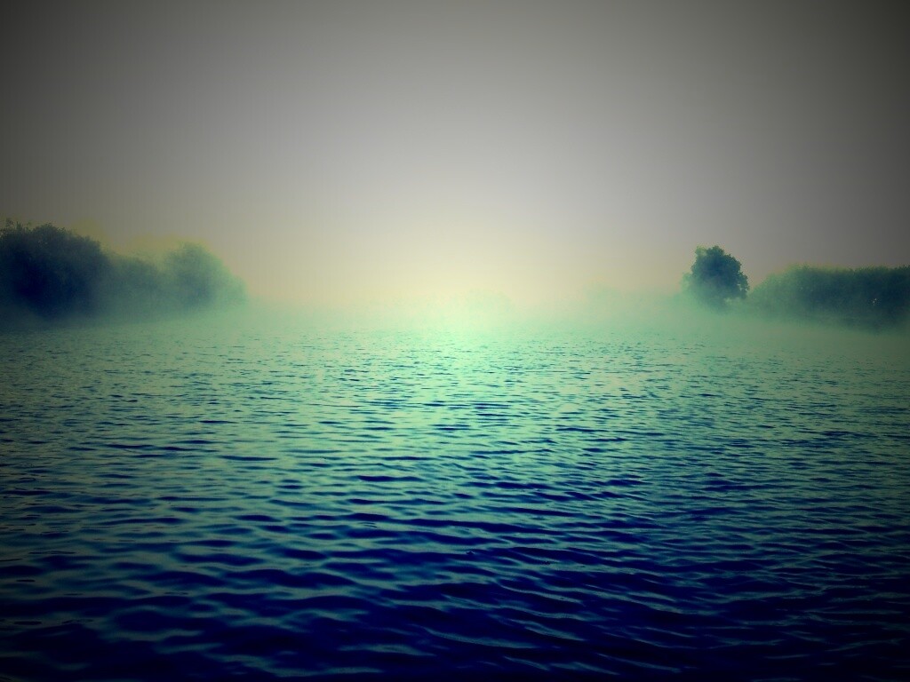 Речной туман обои