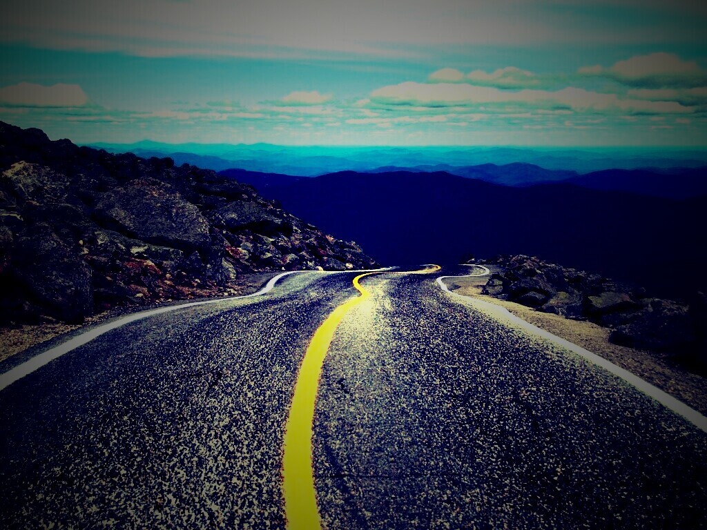Горная дорога обои