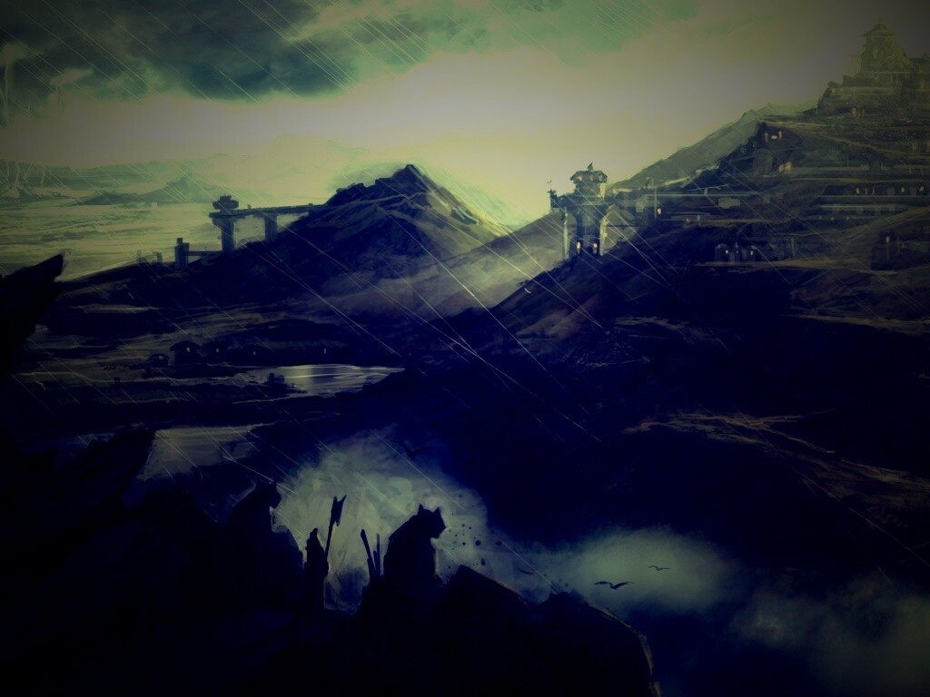 Пейзаж из Dragon Age 2 обои