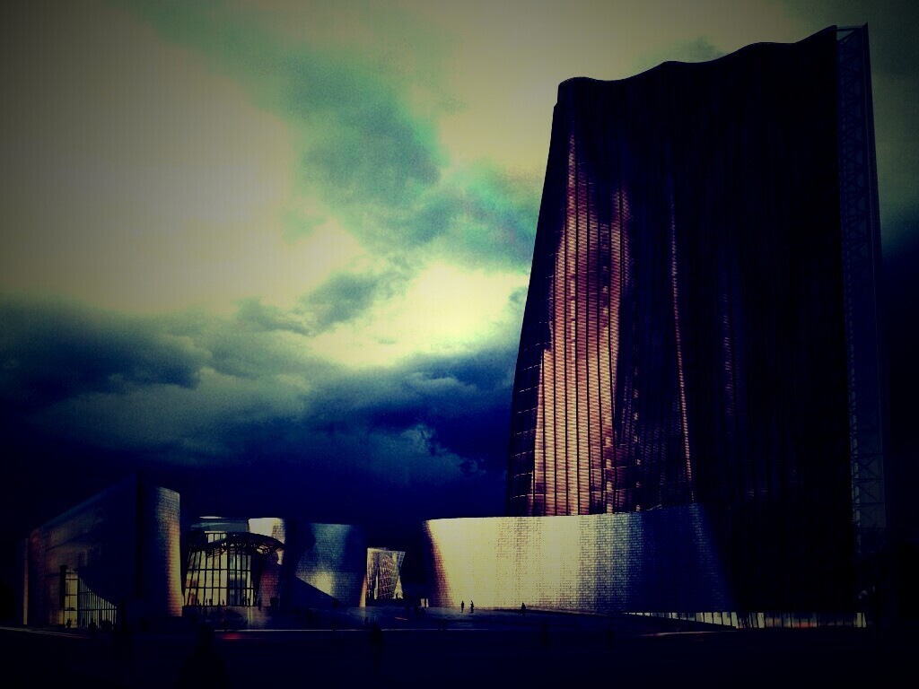 Здание обои