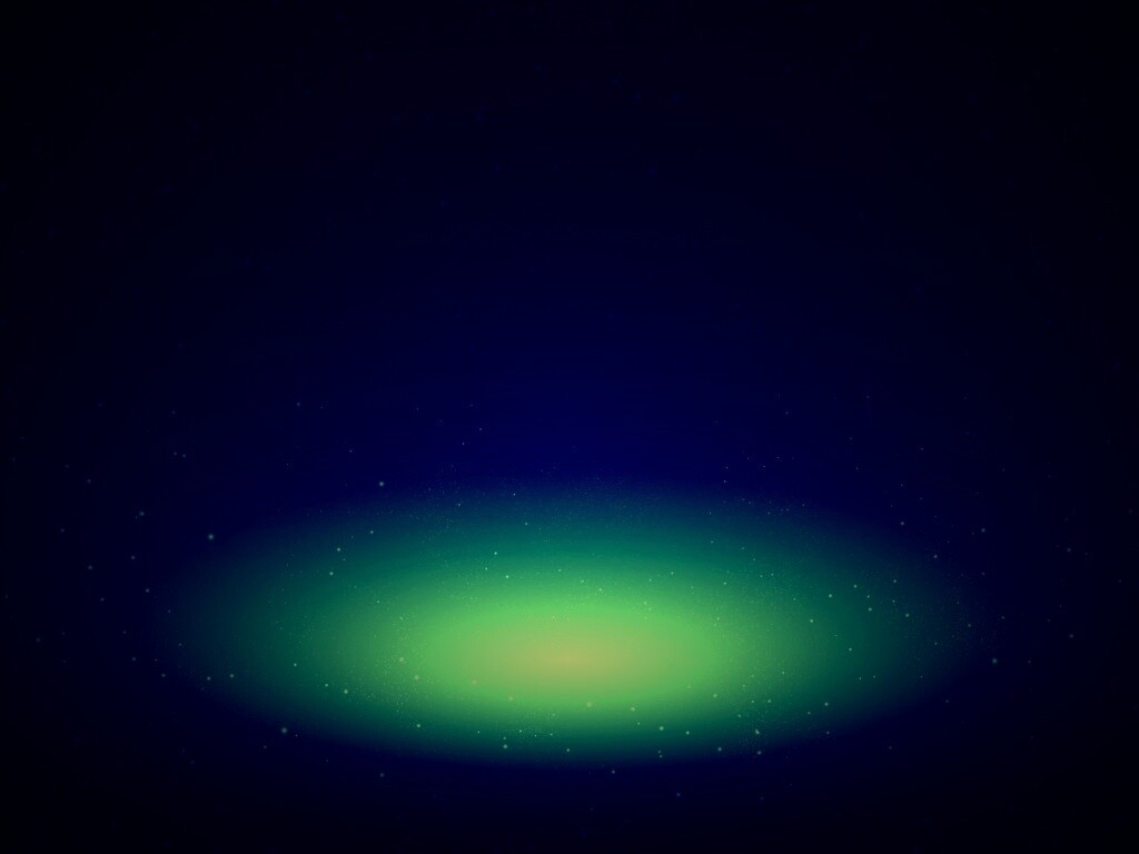 Свечение в ночном небе обои