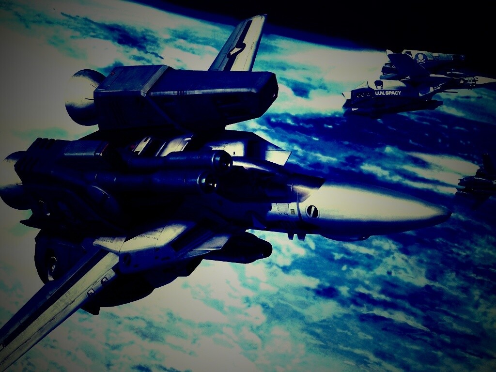 Эскадрилия легких космических истребителей обои