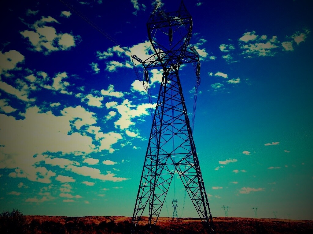 Линии электро передач обои