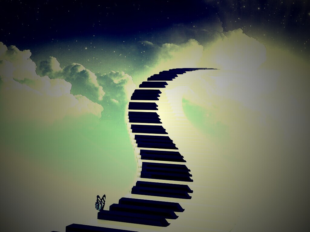 Музыка, которая ведёт нас на седьмое небо обои