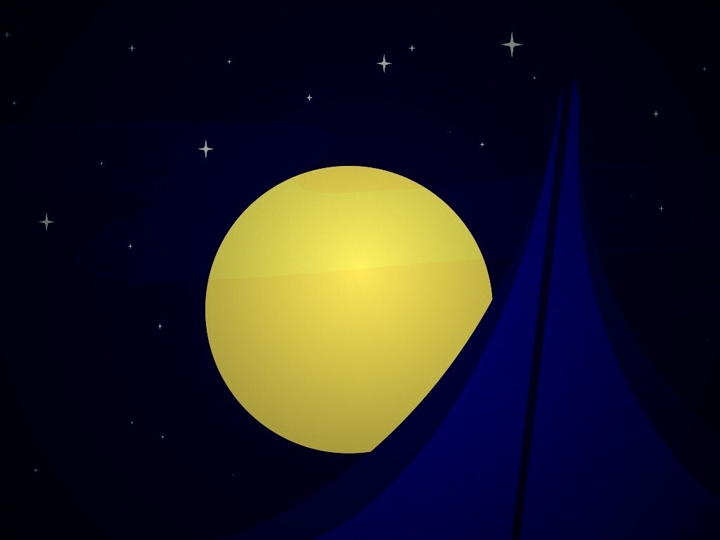 Полная луна обои