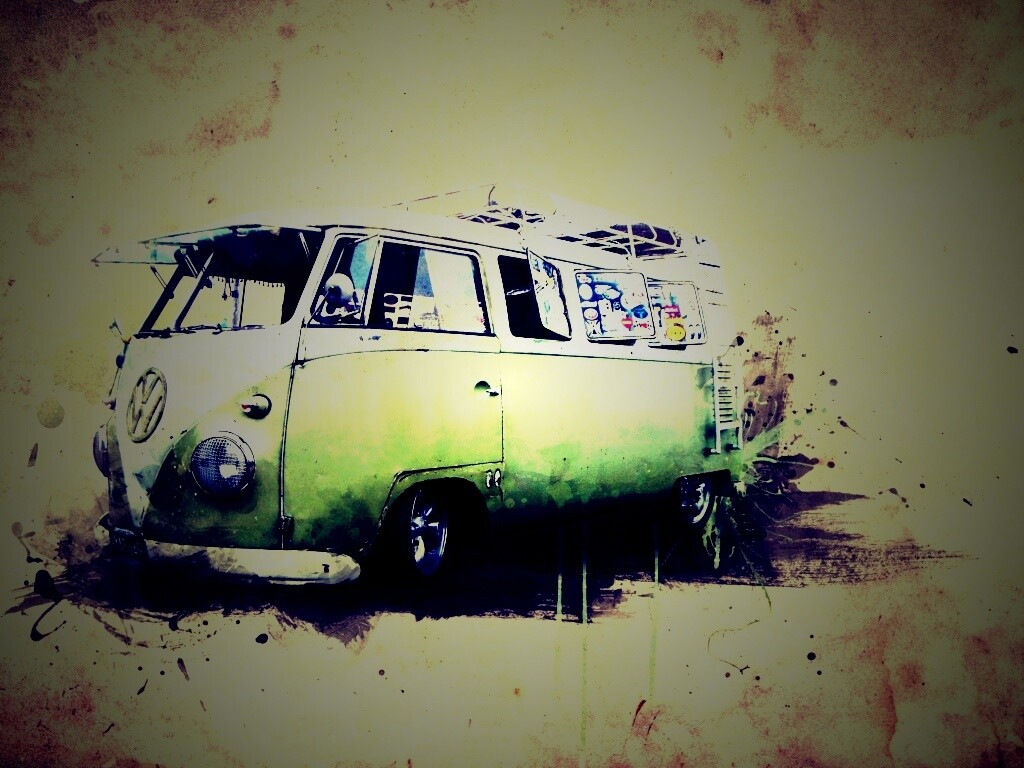 Фольксваген 56 года - лучший фургон для путешествий обои