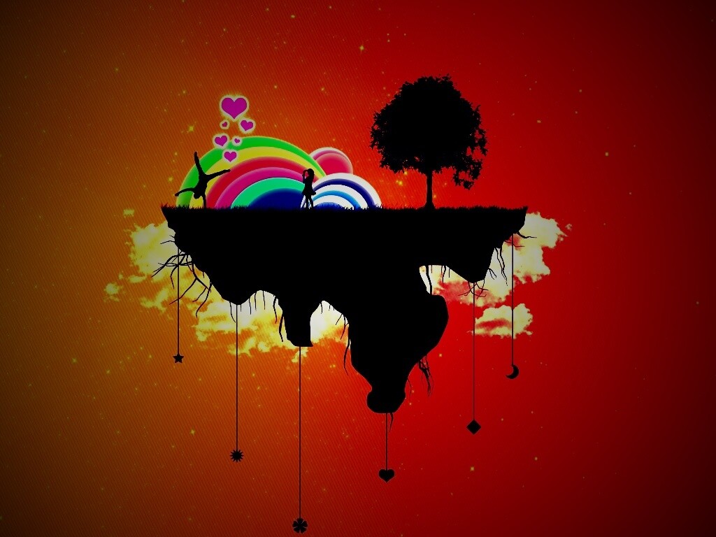 Векторный мир обои