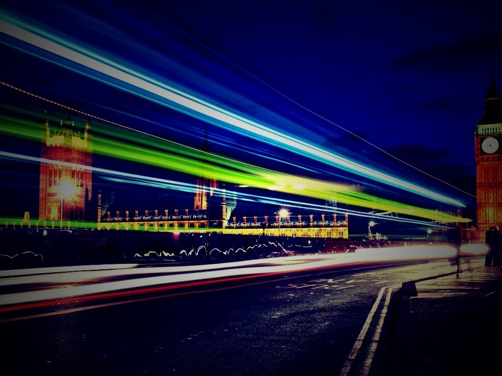 Лондон в движении обои