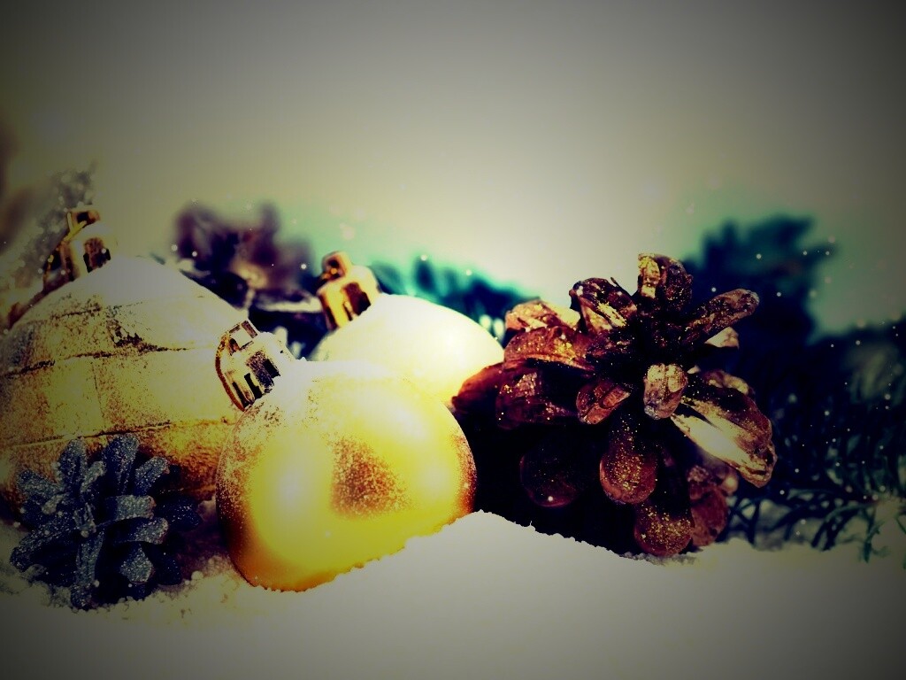 Новогодний натюрморт обои