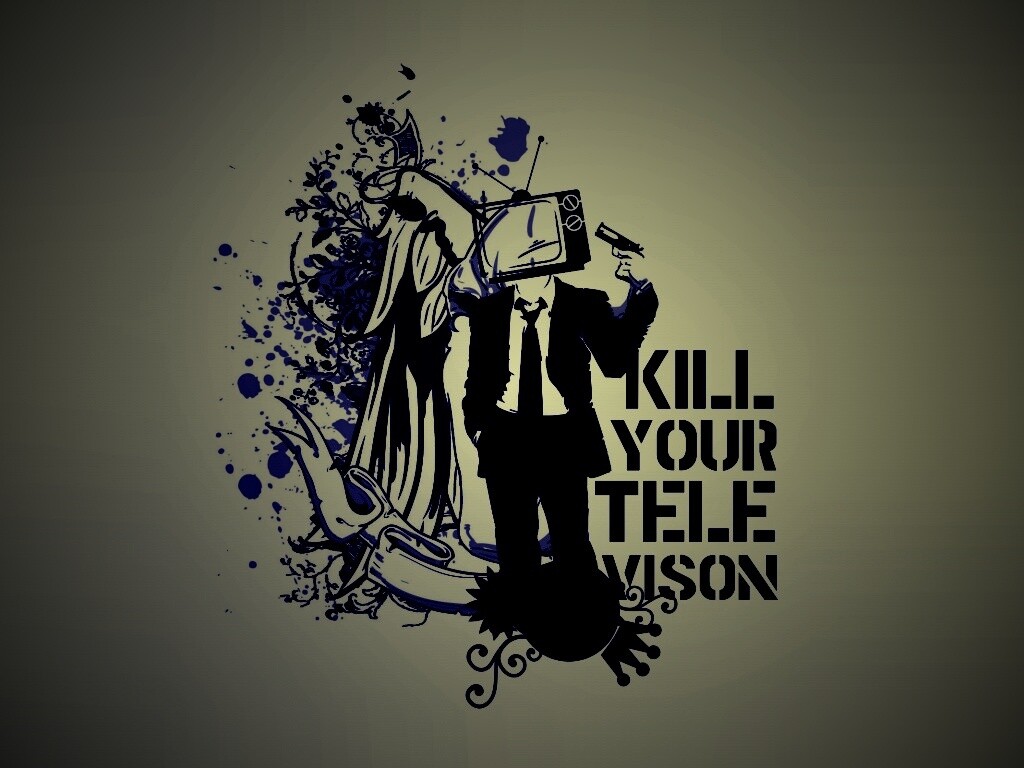 Убейте свой телевизор обои