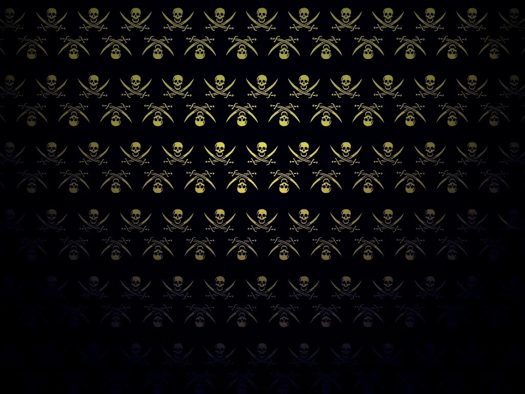 Череп и кости, пиратская тематика обои