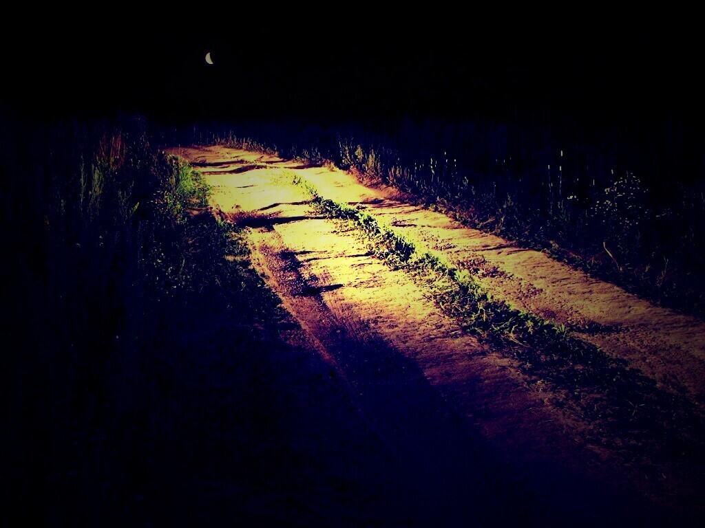 Ночная дорога обои