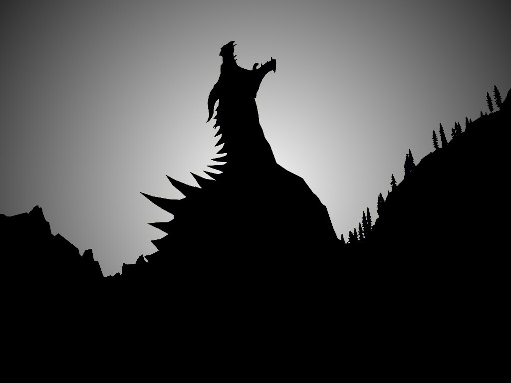 Крик из The Elder Scrolls V: Skyrim обои