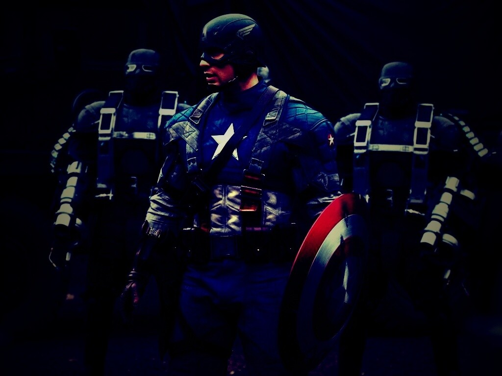 Капитан Америка обои