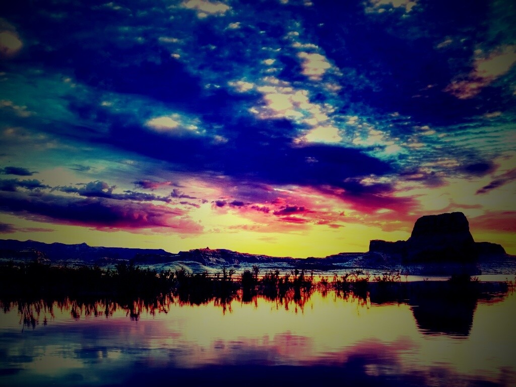 Горное озеро обои