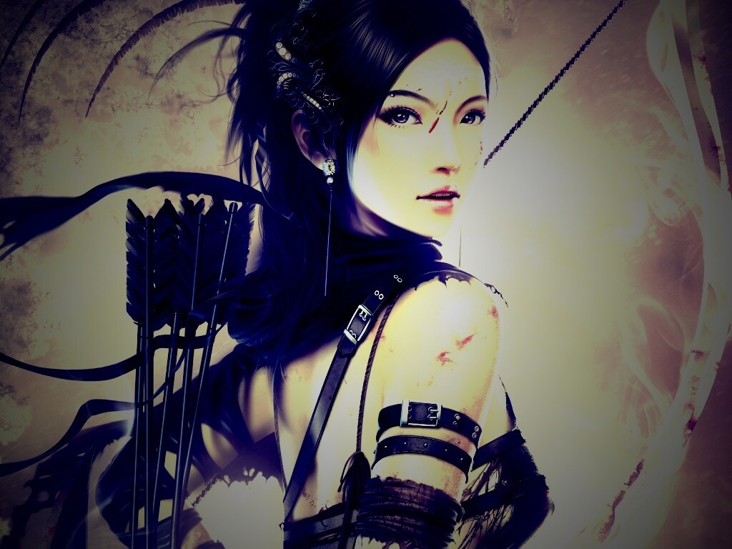 Лучница обои