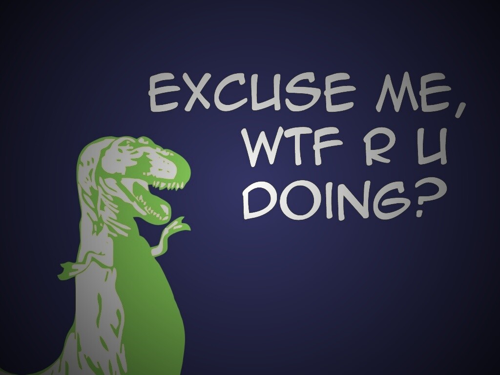 Excuse me, wtf are you doing? обои