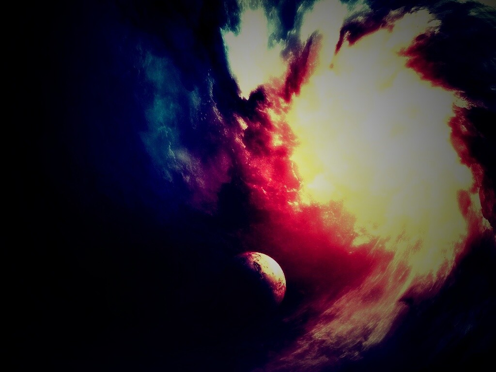 Космический вихрь обои