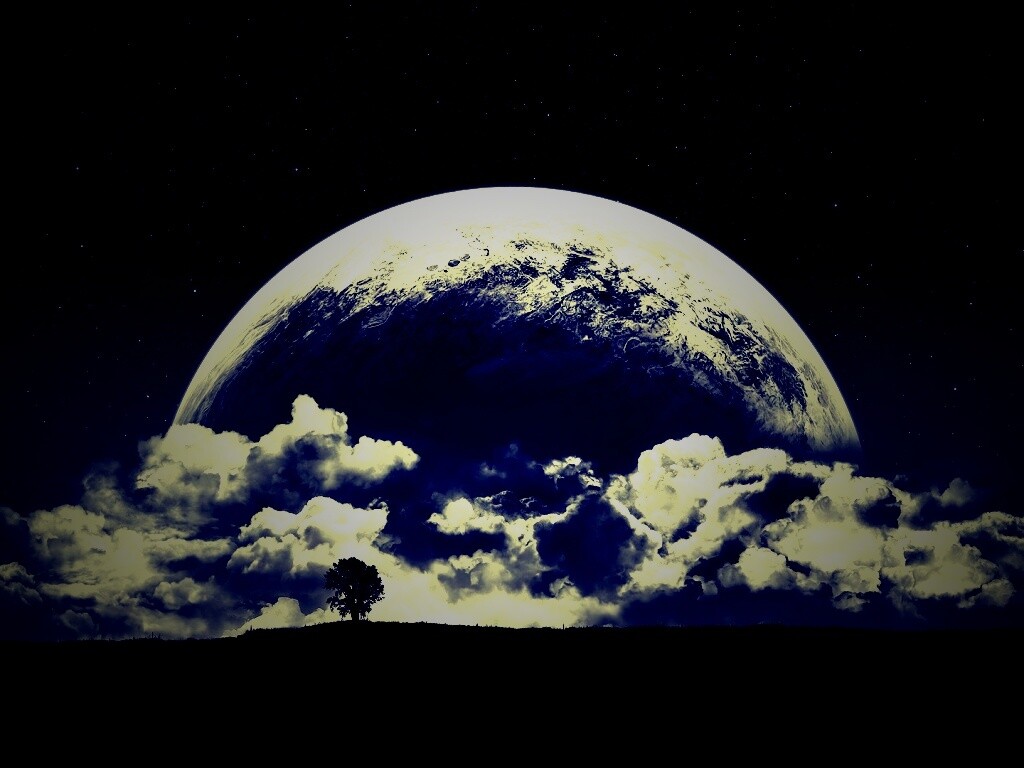 Наедине с вселенной обои