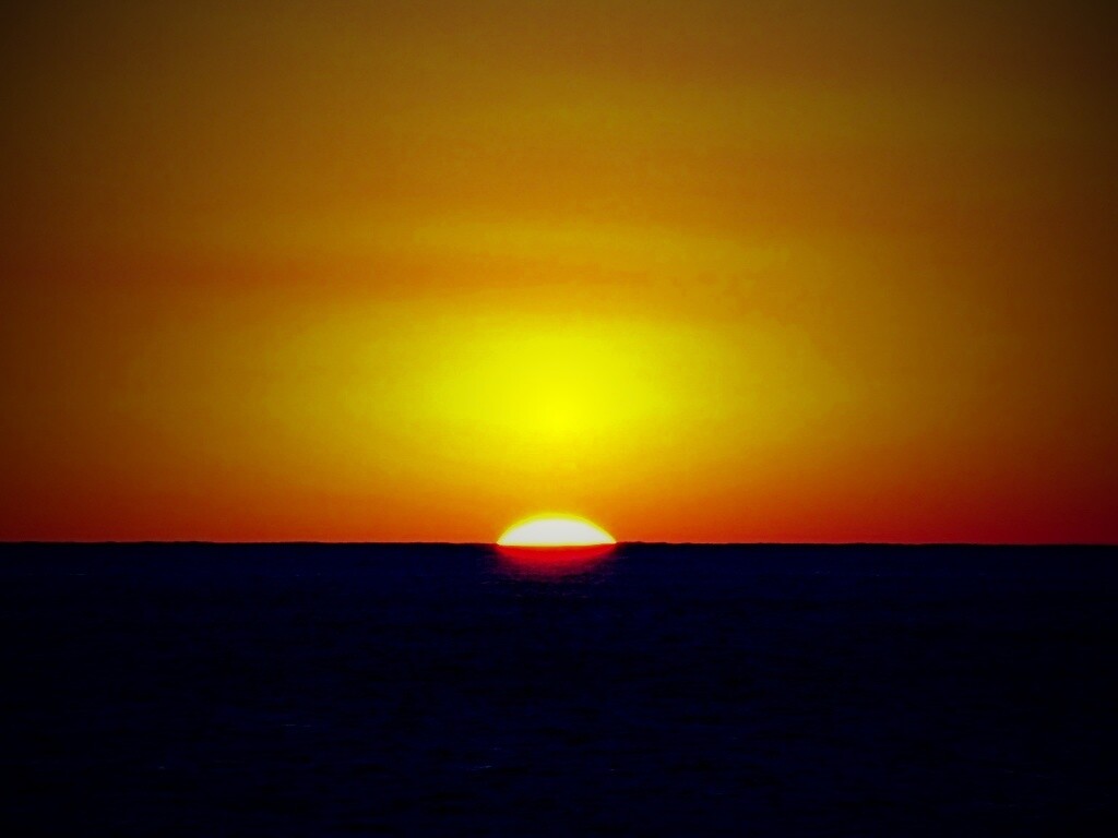 Идеальный закат обои