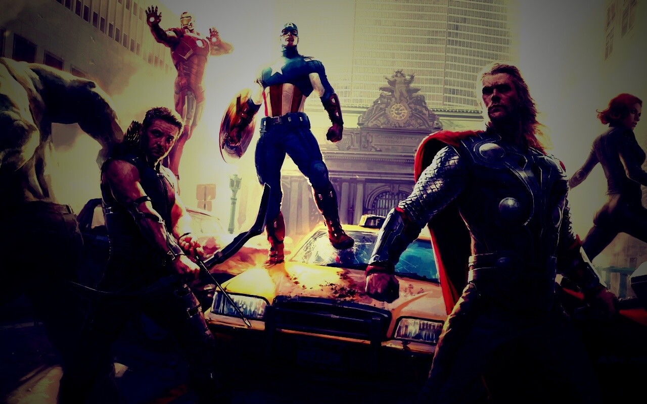 Арт к фильму Мстители обои