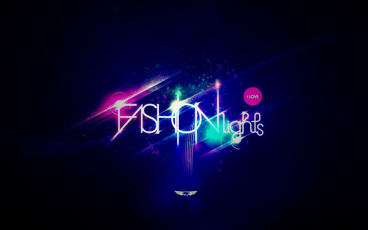 I love fashion lights обои