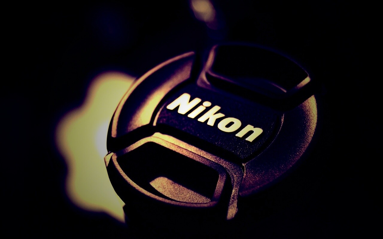 Крышечка от объектива Nikon обои