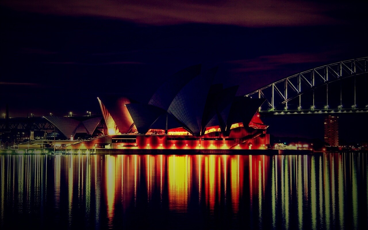 Здание оперы в Сиднее обои